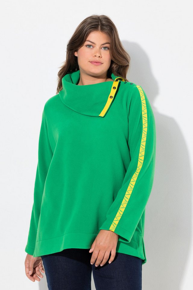 Laurasøn Sweatshirt Fleece Sweatshirt großer Kragen Langarm Laurasøn Sweatshirt Fleece Sweatshirt großer Kragen Langarm von Laurasøn