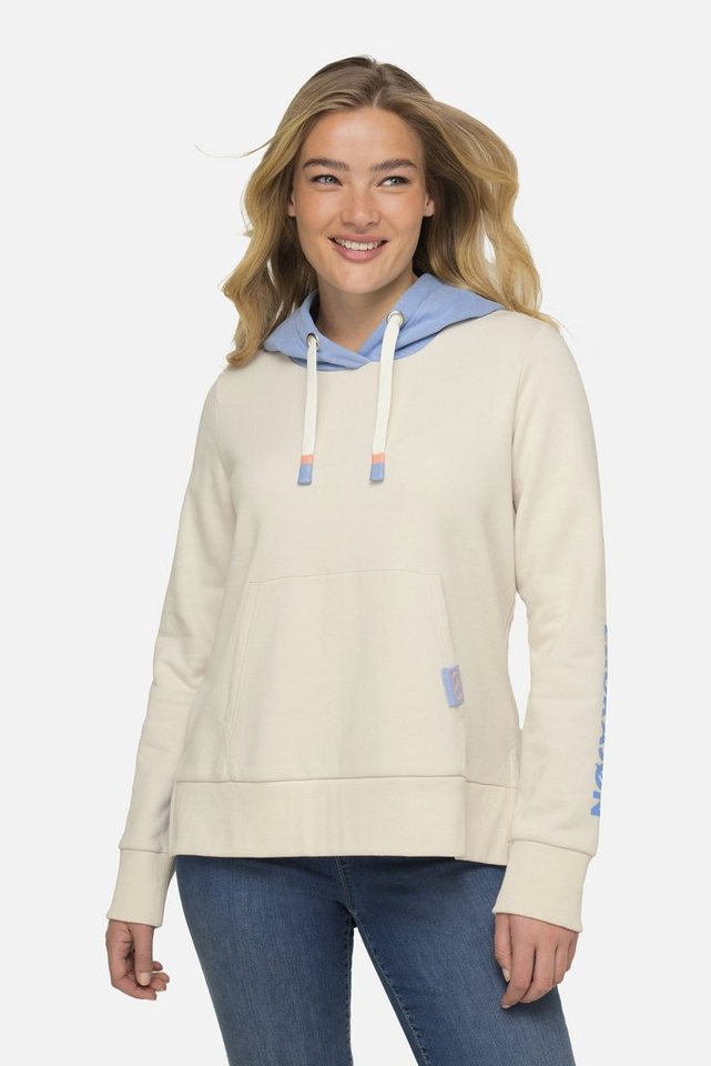 Laurasøn Sweatshirt Hoodie Kapuzensweater Rückenprint Kängurutasche von Laurasøn