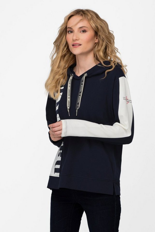 Laurasøn Sweatshirt Hoodie Sweater Colorblocking Statement Print von Laurasøn