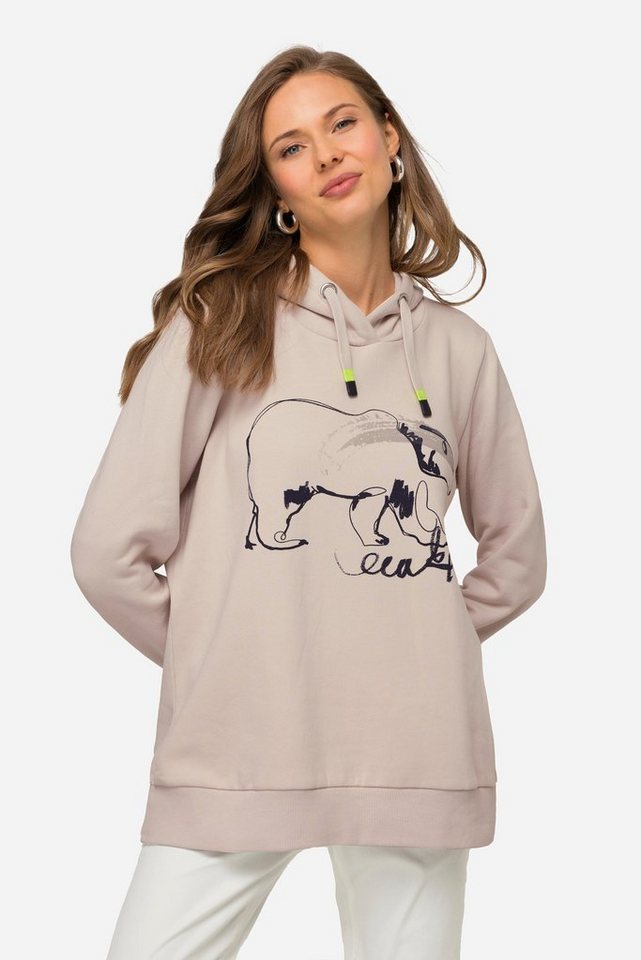 Laurasøn Sweatshirt Hoodie Sweater Eisbär Kapuze Langarm OEKO-TEX von Laurasøn