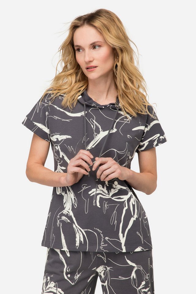 Laurasøn Sweatshirt Hoodie Sweater oversized Robben Print Kapuze von Laurasøn