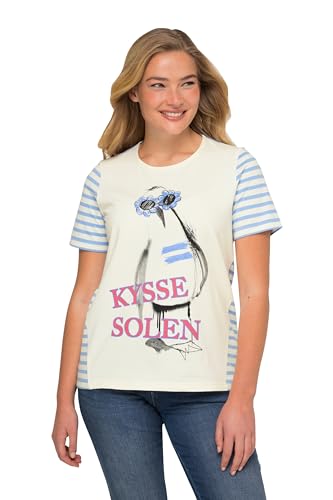 Laurasøn T-Shirt, Möve mit Schriftzug, geringelter Rücken, Halbarm himmelblau M 827473719-M Laurasøn T-Shirt, Möve mit Schriftzug, geringelter Rücken, Halbarm himmelblau M 827473719-M von Laurasøn