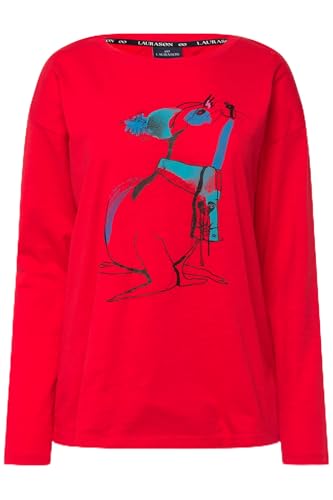 Laurasøn T-Shirt, Robbe, Rundhals, Langarm, Oeko-TEX neon rot XL 822220520-XL Laurasøn T-Shirt, Robbe, Rundhals, Langarm, Oeko-TEX neon rot XL 822220520-XL von Laurasøn