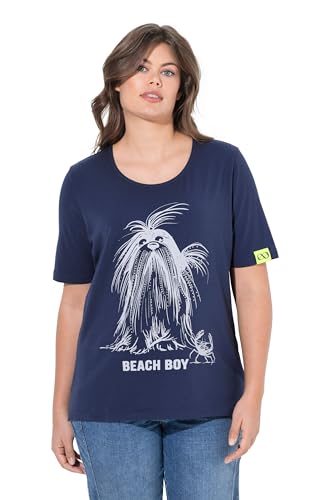 Laurasøn T-Shirt, Rundhlas, 1/2 Arm Navyblau 44+ 837771124-44+ von Laurasøn