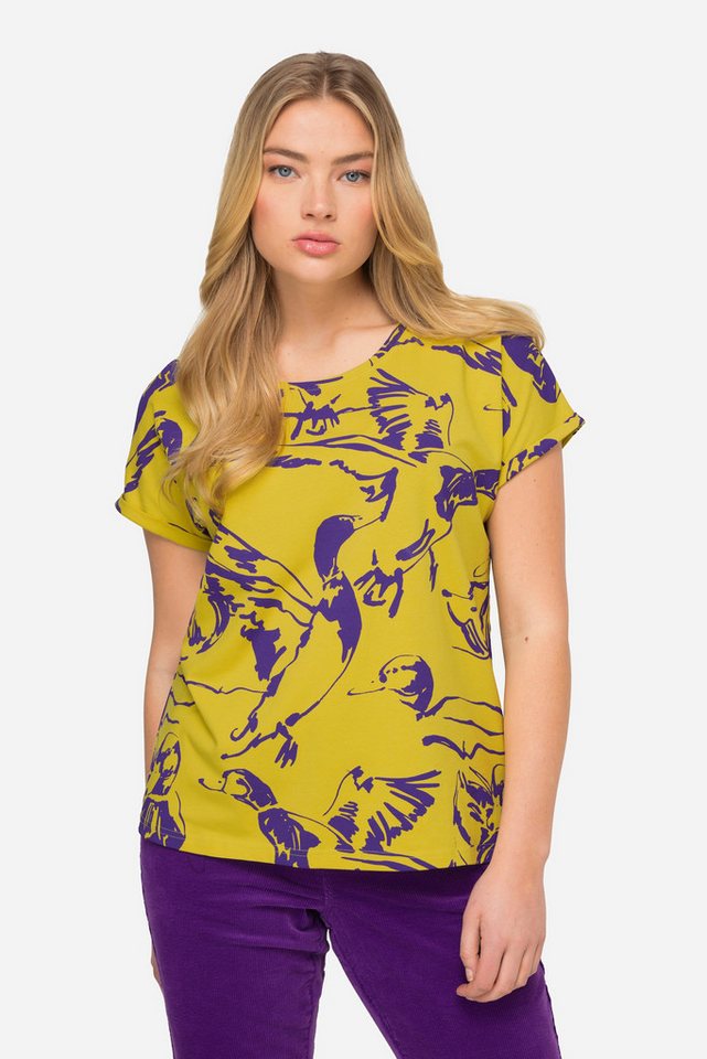 Laurasøn T-Shirt T-Shirt Rundhals Entendruck OEKO-TEX von Laurasøn