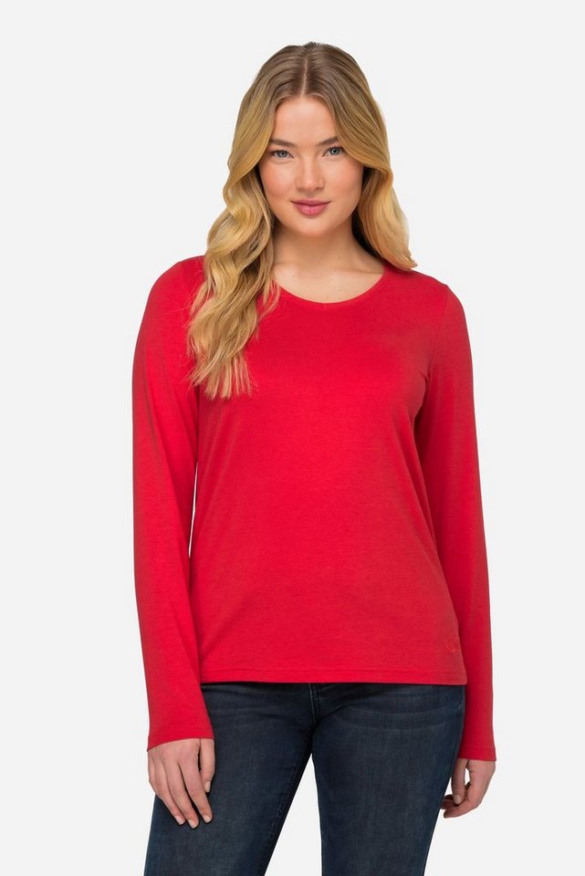 Laurasøn T-Shirt T-Shirt V-Ausschnitt 3/4-Ärmel OEKO-TEX von Laurasøn