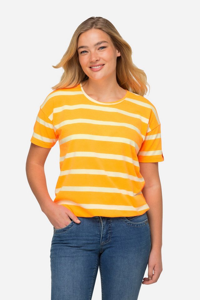 Laurasøn T-Shirt T-Shirt oversized Ringel Rundhals OEKO-TEX von Laurasøn
