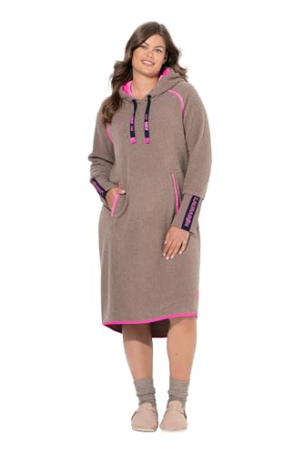 Laurasøn Teddy-Kleid, Langarm, Kapuze, Oeko-TEX blassbraun 48+ 842492320-48+ von Laurasøn
