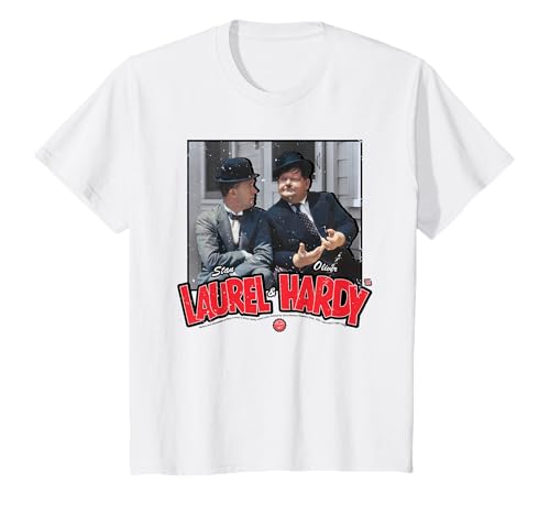 Kinder Stan Laurel & Oliver Hardy Comedy-Duo für Kinder T-Shirt Kinder Stan Laurel & Oliver Hardy Comedy-Duo für Kinder T-Shirt von Laurel & Hardy