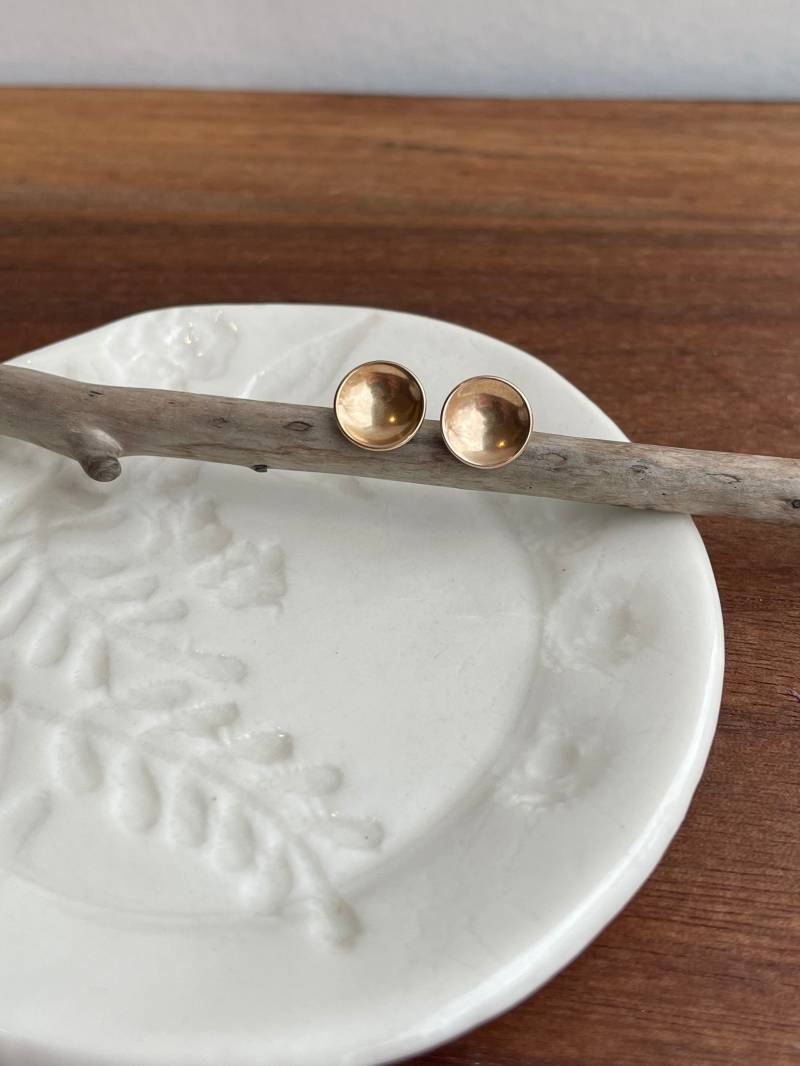 Kreis Ohrstecker, Gewölbter Schlichter Schmuck Für Jeden Tag Kreis Ohrstecker, Gewölbter Schlichter Schmuck Für Jeden Tag von LaurelOBrien