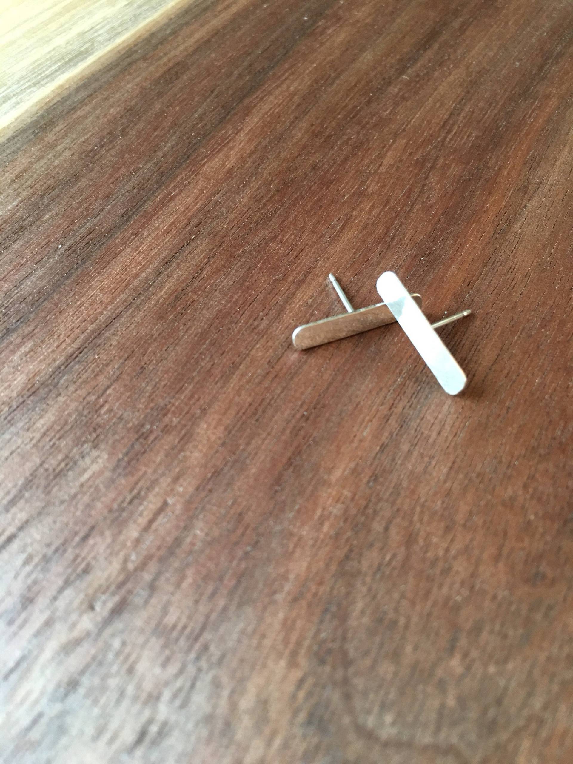 Lange Ohrstecker, Bar Beiträge, Sterling Silber Rechteck Ohrringe Lange Ohrstecker, Bar Beiträge, Sterling Silber Rechteck Ohrringe von LaurelOBrien