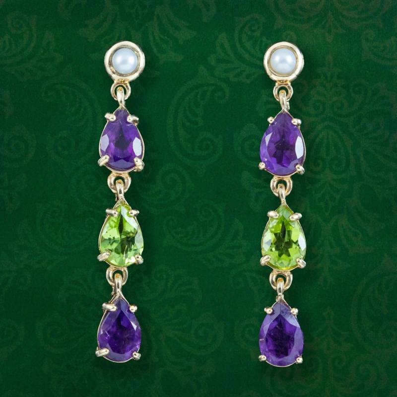 Suffragette Ohrringe Im Edwardian Style von LaurelleLtd
