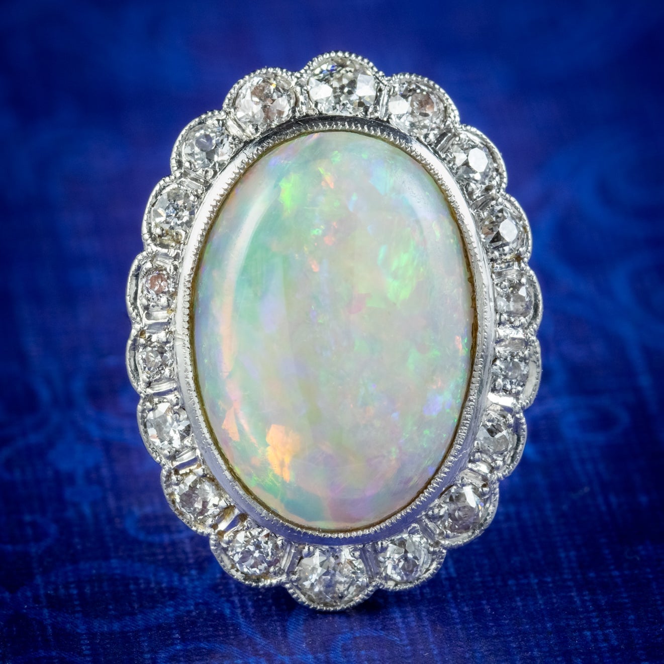 Vintage Opal Diamant Ring 6Ct von LaurelleLtd