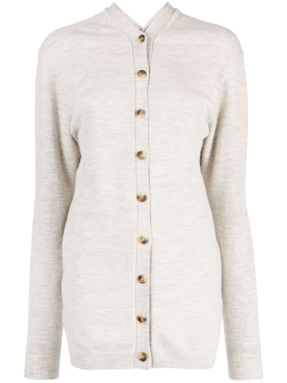 Lauren Manoogian Cardigan mit V-Ausschnitt - Grau von Lauren Manoogian