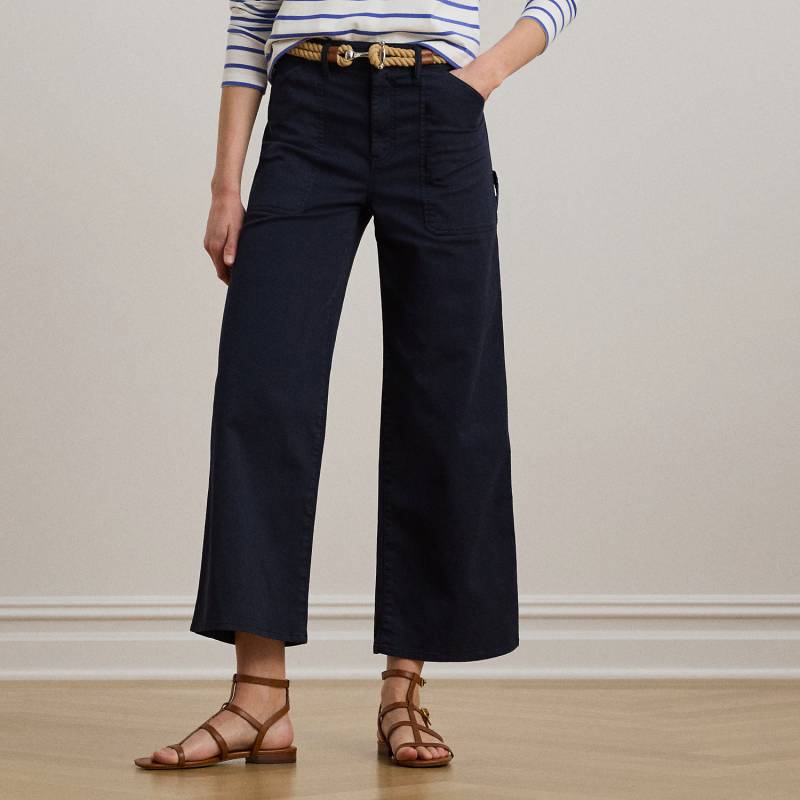 Kurzgrößen - Chinohose in 3/4-Länge mit weitem Bein von Lauren Petite