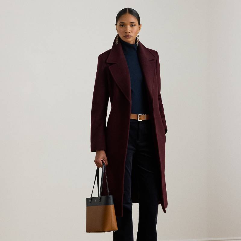 Kurzgrößen - Mantel mit Bindegürtel von Lauren Petite