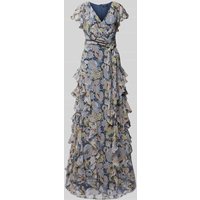 Lauren Ralph Lauren Abendkleid mit Bindegürtel Modell 'KIMBINELL' in Bleu, Größe 42 Lauren Ralph Lauren Abendkleid mit Bindegürtel Modell 'KIMBINELL' in Bleu, Größe 42 von Lauren Ralph Lauren