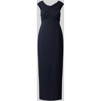 Lauren Ralph Lauren Abendkleid mit V-Ausschnitt Modell 'IRENE' in Dunkelblau, Größe 38 Lauren Ralph Lauren Abendkleid mit V-Ausschnitt Modell 'IRENE' in Dunkelblau, Größe 38 von Lauren Ralph Lauren