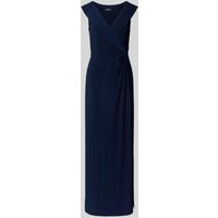 Lauren Ralph Lauren Abendkleid mit V-Ausschnitt Modell 'LEONIDAS' in Marine, Größe 40 Lauren Ralph Lauren Abendkleid mit V-Ausschnitt Modell 'LEONIDAS' in Marine, Größe 40 von Lauren Ralph Lauren