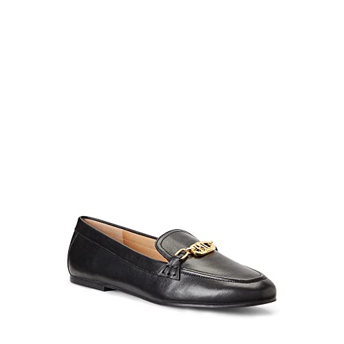 Lauren Ralph Lauren Averi Slipper aus Nappaleder, schwarz, 37 EU von Lauren Ralph Lauren