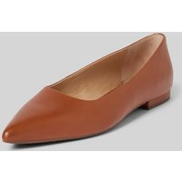 Lauren Ralph Lauren Ballerinas mit Blockabsatz Modell 'LONDYN' in Cognac, Größe 37 von Lauren Ralph Lauren