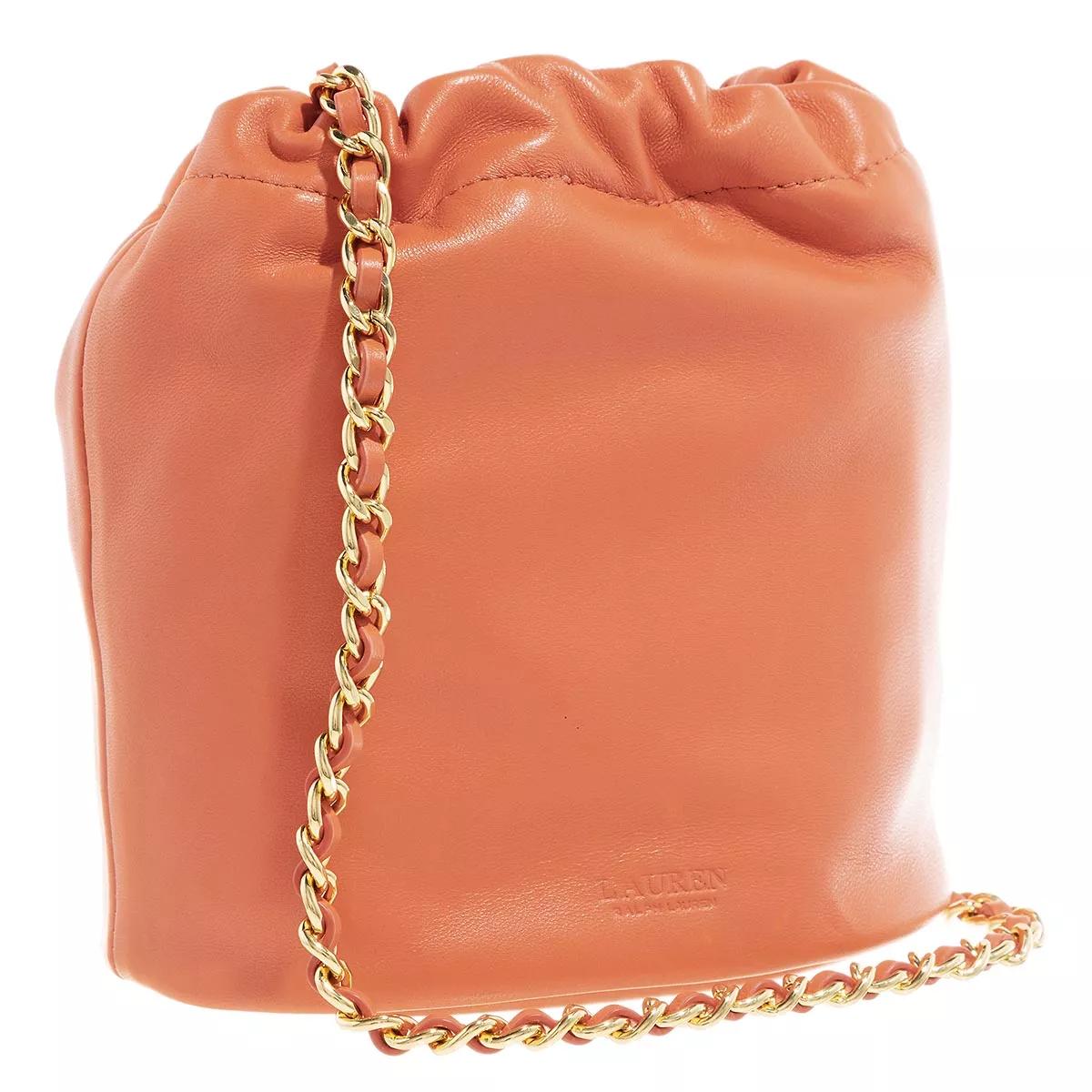 Lauren Ralph Lauren Beuteltasche - Emmy 19 Bucket Bag Medium - Gr. unisize - in Orange - für Damen von Lauren Ralph Lauren