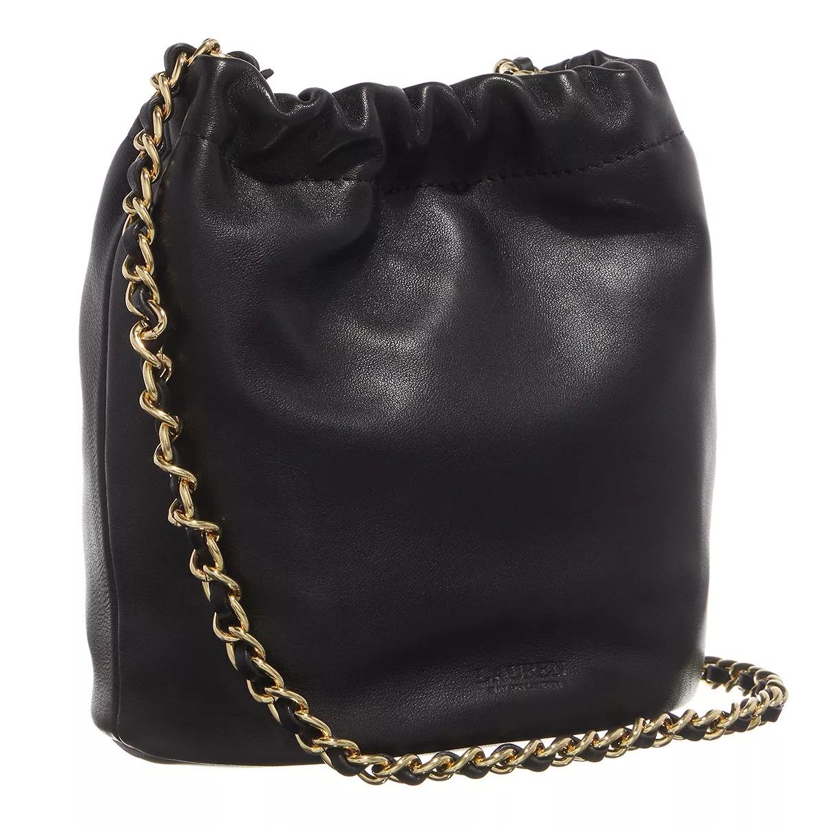 Lauren Ralph Lauren Beuteltasche - Emmy 19 Bucket Bag Medium - Gr. unisize - in Schwarz - für Damen von Lauren Ralph Lauren