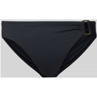 Lauren Ralph Lauren Bikini-Hose mit Label-Applikation in Black, Größe 40 von Lauren Ralph Lauren