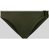 Lauren Ralph Lauren Bikini-Hose mit Label-Applikation in Khaki, Größe 34 von Lauren Ralph Lauren