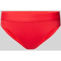 Lauren Ralph Lauren Bikini-Hose mit Label-Stitching Modell 'Classic' in Rot, Größe 40 von Lauren Ralph Lauren
