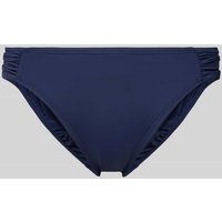 Lauren Ralph Lauren Bikini-Hose mit seitlichen Raffungen in Dunkelblau, Größe 34 von Lauren Ralph Lauren