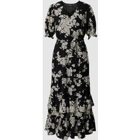 Lauren Ralph Lauren Blusenkleid mit Allover-Muster in Black, Größe 42 von Lauren Ralph Lauren