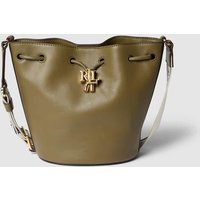 Lauren Ralph Lauren Bucket Bag mit Label-Detail Modell 'ANDIE' in Oliv, Größe One Size von Lauren Ralph Lauren