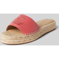 Lauren Ralph Lauren Espadrilles in Flecht-Optik Modell 'POLLY' in Altrosa, Größe 36 von Lauren Ralph Lauren