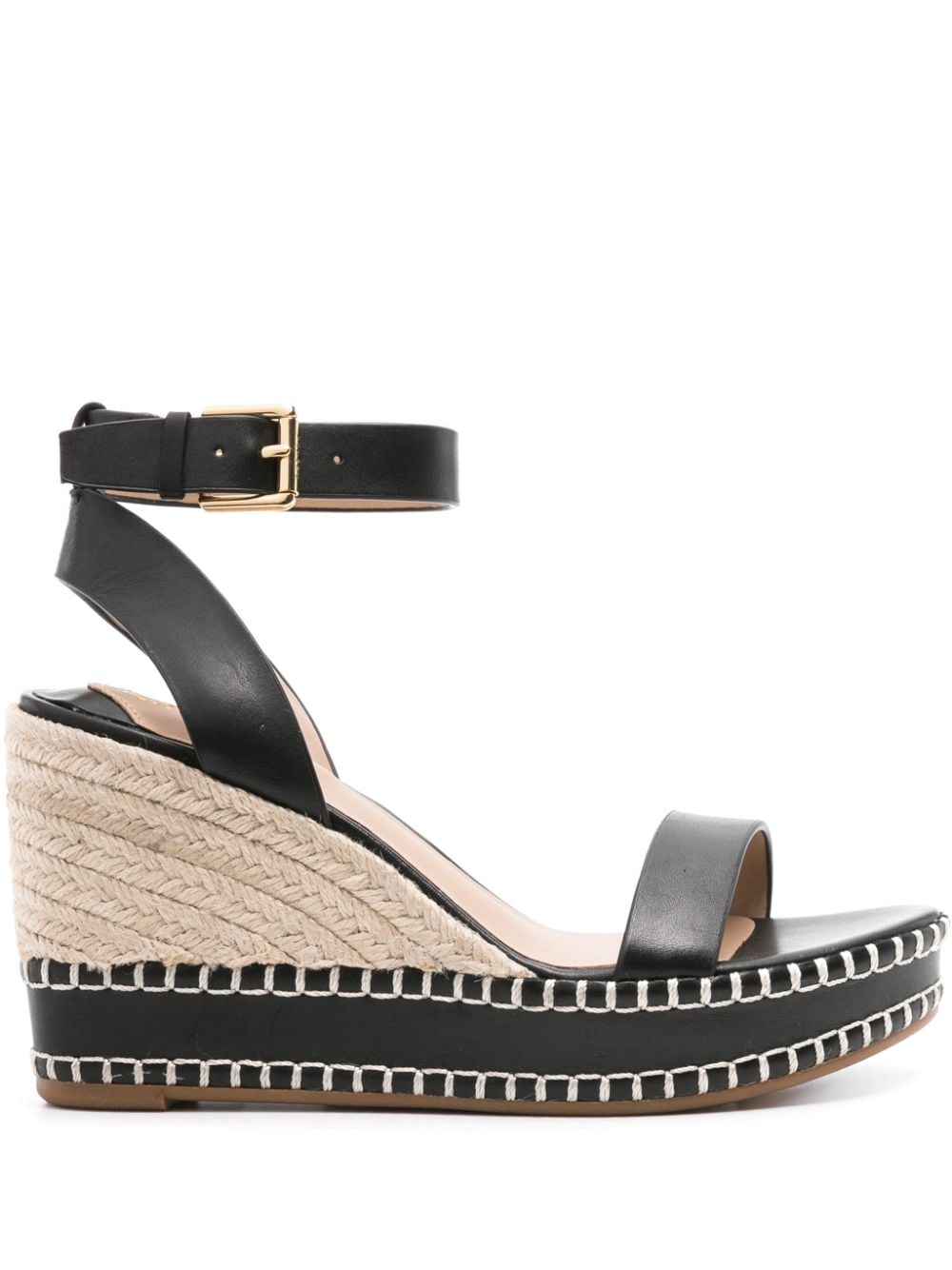 Lauren Ralph Lauren Hillarie Espadrilles 80mm - Schwarz von Lauren Ralph Lauren