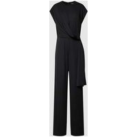 Lauren Ralph Lauren Jumpsuit in Wickel-Optik in Black, Größe 38 von Lauren Ralph Lauren