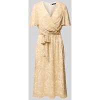 Lauren Ralph Lauren Knielanges Wickelkleid mit V-Ausschnitt Modell 'FILSEE' in Sand, Größe 38 Lauren Ralph Lauren Knielanges Wickelkleid mit V-Ausschnitt Modell 'FILSEE' in Sand, Größe 38 von Lauren Ralph Lauren