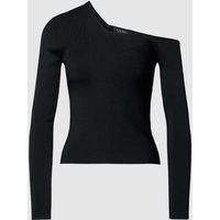 Lauren Ralph Lauren Longsleeve mit Feinripp-Struktur in Black, Größe XL von Lauren Ralph Lauren