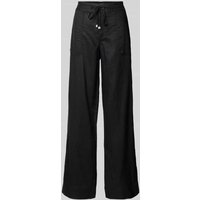 Lauren Ralph Lauren Loose Fit Leinenhose mit Tunnelzug Modell 'JOVONIE' in Black, Größe 36 von Lauren Ralph Lauren