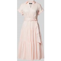 Lauren Ralph Lauren Midikleid im Stufen-Look in Pink, Größe 38 von Lauren Ralph Lauren