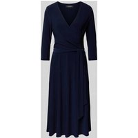 Lauren Ralph Lauren Midikleid mit Bindegürtel Modell 'CARLYNA' in Marine, Größe 38 Lauren Ralph Lauren Midikleid mit Bindegürtel Modell 'CARLYNA' in Marine, Größe 38 von Lauren Ralph Lauren