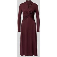 Lauren Ralph Lauren Midikleid mit Knotendetail Modell 'BRAYELLE' in Dunkelrot, Größe 44 Lauren Ralph Lauren Midikleid mit Knotendetail Modell 'BRAYELLE' in Dunkelrot, Größe 44 von Lauren Ralph Lauren
