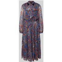 Lauren Ralph Lauren Midikleid mit Schluppe Modell 'RADHEYA' in Blau, Größe 40 Lauren Ralph Lauren Midikleid mit Schluppe Modell 'RADHEYA' in Blau, Größe 40 von Lauren Ralph Lauren