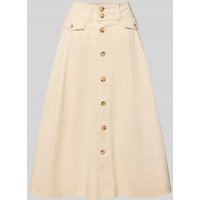 Lauren Ralph Lauren Midirock mit Knopfleiste Modell 'GILCHRIST' in Beige, Größe 42 Lauren Ralph Lauren Midirock mit Knopfleiste Modell 'GILCHRIST' in Beige, Größe 42 von Lauren Ralph Lauren