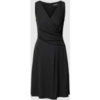 Lauren Ralph Lauren Minikleid in Wickel-Optik Modell 'AFARA' in Black, Größe 44 von Lauren Ralph Lauren