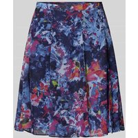 Lauren Ralph Lauren Minirock in A-Linie Modell 'SHASLEY' in Bleu Melange, Größe 42 von Lauren Ralph Lauren
