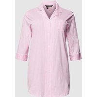 Lauren Ralph Lauren Nachthemd mit Allover-Muster in Rosa, Größe XXL von Lauren Ralph Lauren