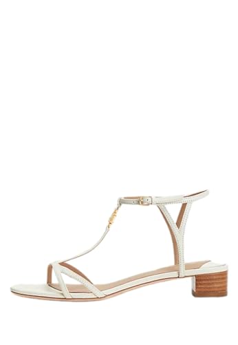 Lauren Ralph Lauren Niedrige Sandalen Fallon 802920407, Weiß, 38 EU von Lauren Ralph Lauren