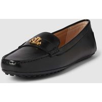 Lauren Ralph Lauren Penny-Loafer mit Schaftbrücke Modell 'BARNSBURY' in Black, Größe 39 von Lauren Ralph Lauren