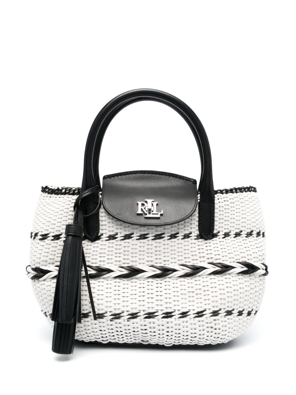 Lauren Ralph Lauren Gewebter Shopper - Schwarz von Lauren Ralph Lauren